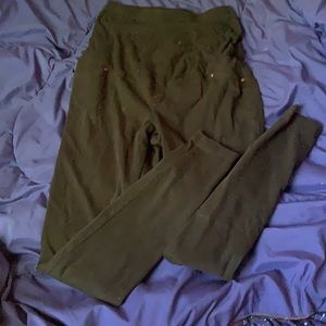 Black maternity skinny jeggings